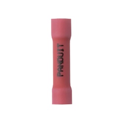 PANDUIT ESV18BX-L Conector de Empalme a Tope Para Cables de 22 a 18 AWG De Vinilo Aislado Color Rojo Paquete de 50 Piezas