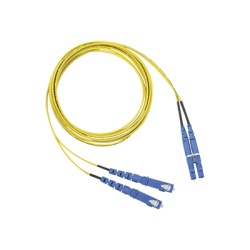 PANDUIT F92ERLNSNSNM001 Jumper de Fibra Optica Monomodo 9/125 OS2 LC-SC Duplex OFNR (Riser) Color Amarillo 1 Metro (3.28 Pies)