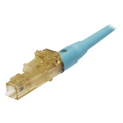 PANDUIT FLCSMCXAQY Conector de Fibra Optica LC Simplex OptiCam Multimodo 50/125 OM3/OM4 Pre-pulido Color Aqua