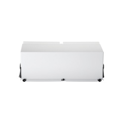 PANDUIT FLEX-PLATE4U Placa Para Administracion de Cables de Fibra Optica en Paneles HD Flex 4 UR Color Negro