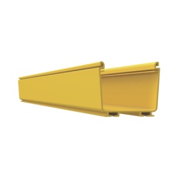 PANDUIT FR4X4YL2 Canaleta FiberRunner? 4X4 de PVC Rigido Color Amarillo 2 m de Largo