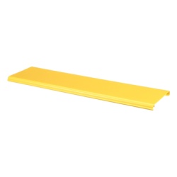 PANDUIT FRHC6YL2 Tapa Con Bisagra a Presion Para Canaleta FiberRunner? FR6X4YL2 de PVC Rigido Color Amarillo 2 m de Largo - Img 3