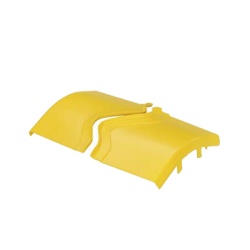PANDUIT FROV45SC12LYL Tapa de Bajada Vertical Exterior de 45Âº Para uso con Canaletas 12X4 FiberRunner? Color Amarillo