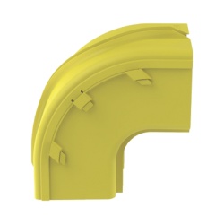PANDUIT FROVRA6X4LYL Bajada Vertical Exterior de 90Âº sin Tapa Para uso con Canaletas 6X4 FiberRunner? Color Amarillo