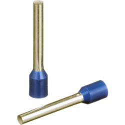 PANDUIT FSD80-18-D Ferrul de cobre DIN Azul para Cable 14 AWG. Paquete de 500 Piezas