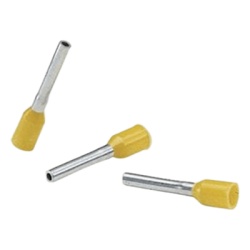 PANDUIT FSD85-16-L Ferrule Aislado Para Cables 4 AWG PIN de 16 mm de Longitud Mango Color Amarillo Paquete de 50pz