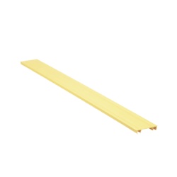 PANDUIT HC2YL6 Tapa para Canaleta Ranurada Tipo H de 2 in de Ancho 1828.8 mm de Largo Color Amarilo
