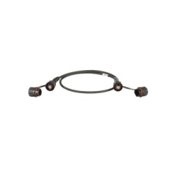 PANDUIT ISTP6X1MBL Patch Cord Cat6A IndustrialNet Blindado S/FTP Con Plug Industrial y Tapa en Cada Extremo 1 Metro (3.28 Pies)
