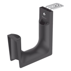 PANDUIT JP4CMB-X20 Sujetador STRONGHOLD tipo J (J-Hook) Con Soporte para Montaje en Techo Para 180 Cables Cat6 Nylon 6.6 Color Negro 10 piezas