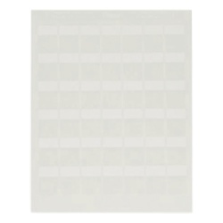 PANDUIT LJSL20-Y3-1 Hojas con 1000 Etiquetas Auto-Laminadas para Impresora Laser/Inyeccion de Tinta para Cables de 4.1 a 6.6 mm (0.16 a 0.26 pulgadas) de Diametro Color Blanco