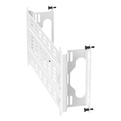 PANDUIT MSSHLF Accesorio Para Montaje de Equipos o Dispositivos en Gabinetes Multiproposito de Instalacion a Presion de Acero Color Blanco