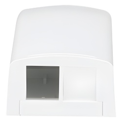 PANDUIT NK2BXWH-A Caja de Montaje en Superficie Para 2 Modulos Keystone Color Blanco