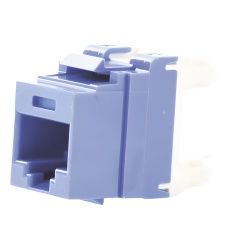 PANDUIT NKP5E88MBU Conector Jack Estilo 110 (de Impacto) Tipo Keystone Categoria 5e de 8 Posiciones y 8 Cables Color Azul