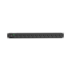 PANDUIT P12B30M PDU Basico para Distribucion de Energia Enchufe de Entrada NEMA L5-20P Con 12 Contactos NEMA 5-20R Instalacion Horizontal de 19in 1UR 20 Amp 120 Vca