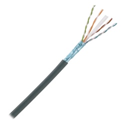 PANDUIT PFO6X04BL-CEG Bobina de Cable Planta Externa con Gel de 4 Pares Cat6A Blindado F/UTP Color Negro 305 Metros (1000 Pies)