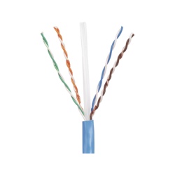 PANDUIT PUR5504BUY Bobina de Cable UTP 305 Metros (1000 Pies) de Cobre PanNet Azul Categoria 5e (24 AWG) Riser (CMR) de 4 Pares