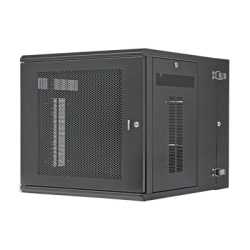 PANDUIT PZWMC1230P Gabinete PanZone de Montaje en Pared de 19in Puerta Perforada 12 UR 762mm de Profundidad Color Negro