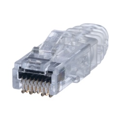 PANDUIT SP688E-C Plug RJ45 Cat6 de 3 Piezas Para Cable UTP de Calibre 23-24 AWG Chapado en Oro de 50 micras Paquete de 100 Piezas
