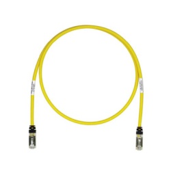 PANDUIT STP6X25YL Patch Cord Cat6A Blindado S/FTP CM/LS0H 7.62 Metros (25 Pies) Color Amarillo