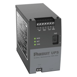 PANDUIT UPS00100DC UPS Industrial de 100 Watts 24 Vcd de Entrada Instalacion en Riel DIN Estandar de 35mm Temperatura de operacion de -40 a 60 ÂºC
