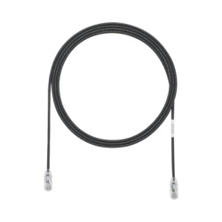 PANDUIT UTP28SP10BL Cable de Parcheo TX6 UTP Cat6 Diametro Reducido (28AWG) Color Negro 3.05 Metros (10 Pies)