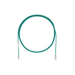PANDUIT UTP28SP1GR Cable de Parcheo TX6 UTP Cat6 Diametro Reducido (28AWG) Color Verde 0.3 Metros (1 Pie)