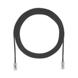 PANDUIT UTP28X10BL Cable de Parcheo UTP Cat6A CM/LSZH Diametro Reducido (28AWG) Color Negro 3.05 Metros (10 Pies)