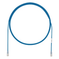 PANDUIT UTP28X5MBU Cable de Parcheo UTP Cat6A CM/LSZH Diametro Reducido (28AWG) Color Azul 5 Metros (16.40 Pies).