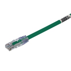 PANDUIT UTP6AX25GR Cable de Parcheo UTP Cat6A 24 AWG CM Color Verde 7.62 Metros (25 Pies)