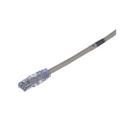 PANDUIT UTPSP2Y Cable de Parcheo TX6 UTP Cat6 24 AWG CM Color Blanco Mate 0.61 Metros (2 Pies)