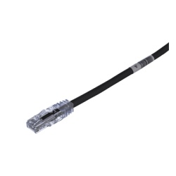 PANDUIT UTPSP7BLY Cable de Parcheo TX6 UTP Cat6 24 AWG CM Color Negro 2.13 Metros (7 Pies)