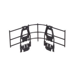 PANDUIT WGINTBRC4BL Accesorio de Control de Radio de Curvatura en Cruces Tes o Intersecciones en Charolas Wyr-GridÂ® de Panduit 101.6 mm de Alto Color Negro