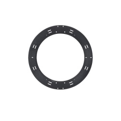 PANDUIT WMFS24 Raqueta de Almacenamiento y Gestion de Holgura Para Cables de 60.96 cm (24 Pulgadas) de Diametro Instalacion en Pared o en Rack Incluye 8 Cintas de Contacto de 30.48 cm (12 Pulgadas) Co