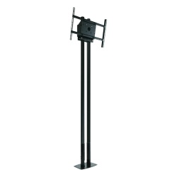 PEERLESS MOD-FPP2KIT200-B Soporte de Piso Dual Pole para Pantallas 46" a 90" / Carga Maxima 211 lb (96 kg) por Pantalla / VESA hasta 600 x 400 mm / Postes Extensibles 78" (2 m) / Gestion Integrada de
