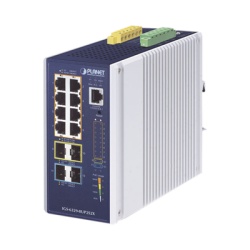 PLANET IGS-6329-8UP2S2X Switch Industrial Administrable Capa 3 Con 8 Puertos PoE Gigabit 802.3bt 2 Puertos SFP de 1 G / 2.5 G 2 Puertos SFP 10 G