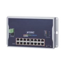 PLANET WGS-4215-16P2S Switch Industrial Administrable Capa 2 de Pared 16 Puertos PoE 802.3at Gigabit y 2 Puertos SFP