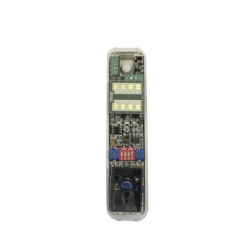 Politec NATSENSOR Sensor tipo cortina/ Interior y Exterior/ Funcion antimascara / Doble tecnologia PIR & MW/ Cobertura de hasta 12 metros/ Compatible con cualquier panel de alarma / Cableado