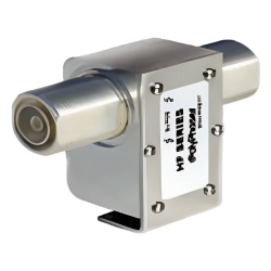 POLYPHASER ISVU50HNME Protector coaxial para combinadores en VHF / UHF de 50 a 550 MHz. Conector N Macho al equipo y N Hembra hacia la antena.