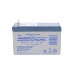 POWER SONIC PS-1290-NB Bateria 12V 9AH Para Respaldo Tecnologias AGM/VRLA 5 Anos Vida Util Terminales NB Reconocida UL
