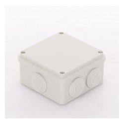 PRECISION PST-1010-ER Caja Derivacion-Conexion de Plastico (100 X 100 X 54 mm) con 7 Glandulas de Goma. Para Instalaciones Comerciales Residenciales e Industriales. Incluye Tornilleria para su Tapa. - Img 4