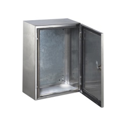 PRECISION PST-203015-INOX-B Gabinete de Acero Inoxidable IP66 Uso en Intemperie (200 x 300 x 150 mm) con Placa Interna Galvanizada.