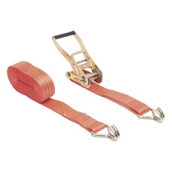 PRECISION PST-S020-02 Eslinga Sintetica de 50 mm x 10 Metros. Con Gancho y Tensor Metalico.