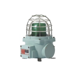 QLIGHT SNEL-24-G-ATEX Baliza con luz LED color Verde con patron de destello fijo o flasheante ideal para zonas y areas peligrosas opera en un rango de 12-24 VCD