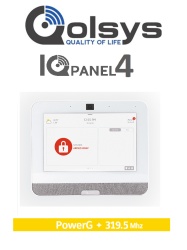 QOLSYS DSC1170070 QOLSYS IQP4004 - Sistema de Alarma IQPanel4 Autocontenido con Pantalla Tactil de 7" Power G 915 Mhz Qolsys S-Line 319.5 Mhz. Con 4 Bocinas integradas (4W). Para la plataforma Ala