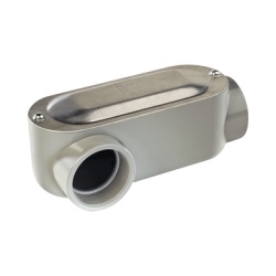 RAWELT OLR-0320C Caja oval roscada tipo OLR de 2" (50.8 mm) Incluye tapa y tornillos.