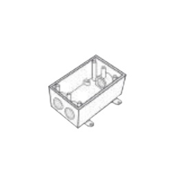 RAWELT RR-0472 Caja Condulet FS de 1/2" ( 12.7mm) con tres bocas a prueba de intemperie.