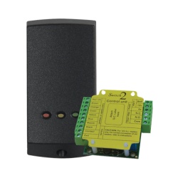 RCI - DORMAKABA 9321 Lector de Solo Tarjetas de Proximidad (Autonomo) /Controlador Externo para Mayor Seguridad/ Programacion en Segundos/ 2 Anos Garantia