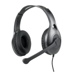 RETEKESS TT032 Auricular con Microfono Bidireccional / Conector 3.5 mm / Banda Ajustable / Microfono Movil con Boton de Silencio / Almohadillas de Espuma de Alta Densidad / Accesorio Original para Ret