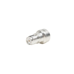 RF INDUSTRIES LTD PT-4000-008 Adaptador UNIDAPT Hembra a Mini-UHF Hembra. Plata / Oro / Teflon.