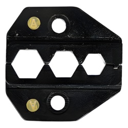 RF INDUSTRIES LTD RFA-4005-06 Mordaza para Plegar Conectores de Anillo en RG-59/U RG-6/U y tipo F (CATV) en tamanos de 0.255" 0.324" y 0.305".